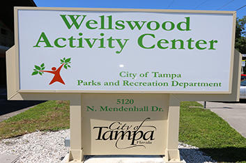 Wellswood Activity Center Sign