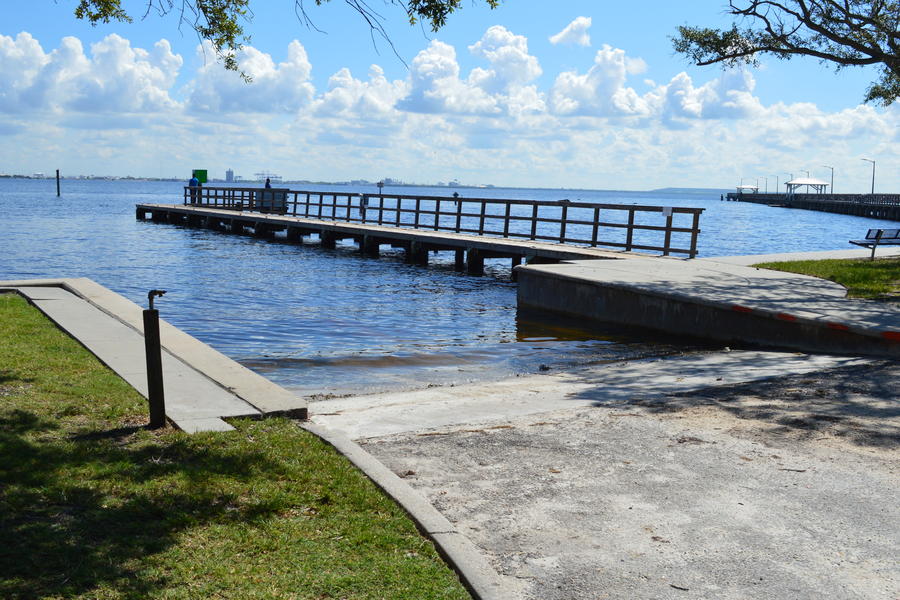 View of boat ramp