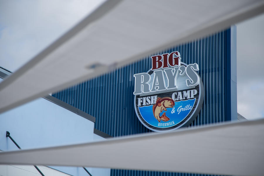 Big Ray's Fish Camp sign
